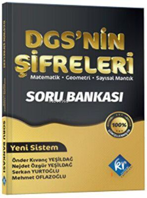DGS'nin Şifreleri Soru Bankası KR Akademi Yayınları;Matematik - Geometri - Sayısal Mantık