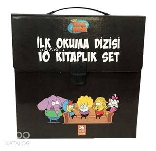 Kral Şakir İlk Okuma Kitaplari Çantali Set (10 Kitap Takım) - Siyah - 