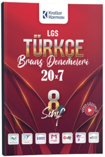 Krallar Karması 8. Sınıf LGS Türkçe 20 x 7 Branş Denemeleri - Kitapiks