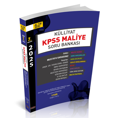 Külliyat KPSS Maliye Soru Bankası 2025 - Kitapiks.com