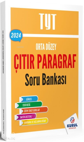 Kurul Yayıncılık 2025 TYT Paragraf Orta Düzey Çıtır Soru Bankası