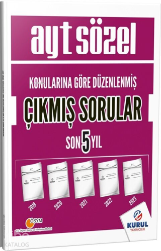Kurul Yayıncılık AYT Sözel Konularına Göre Düzenlenmiş Son 5 Yıl Çıkmı