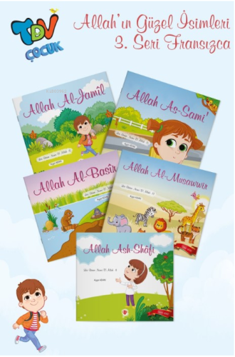 Les Beaux Noms D' Allah ;( Allahın Güzel İsimleri 3 Set 5 Kitap ) - Ki