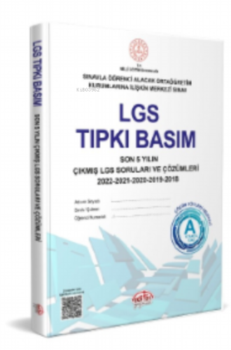 Lgs Tıpkı Basım Çıkmış Sorular ve Çözümleri - Kitapiks.com