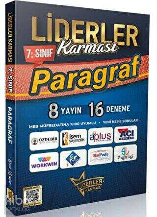 Liderler Karması 7. Sınıf Paragraf Denemeleri 8 Yayın 16 Deneme