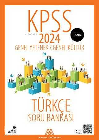 Marsis Yayınları 2024 KPSS GKGY Türkçe Soru Bankası Lisans