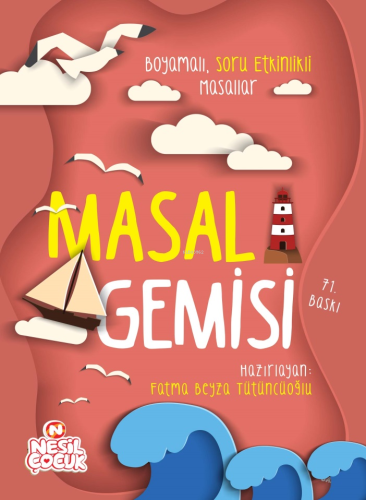 Masal Gemisi; Boyamalı Soru Etkinlikli Masallar (kalem Hediyeli) - Kit
