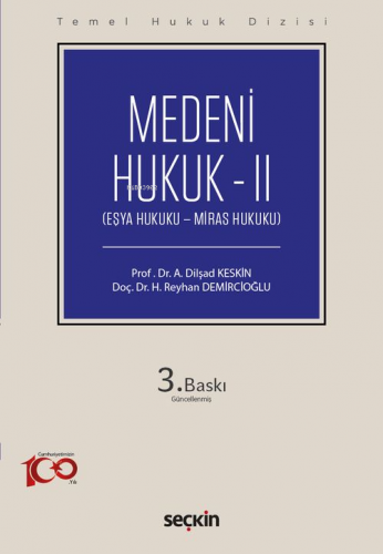 Medeni Hukuk – II (THD) - Kitapiks.com