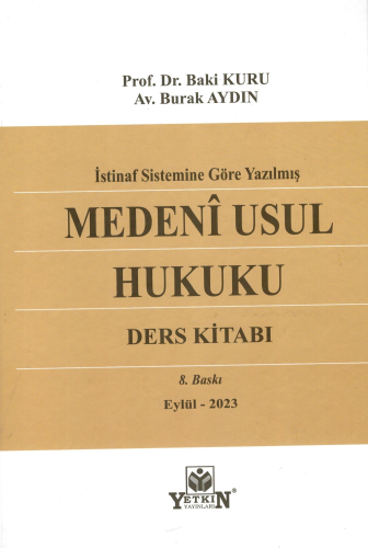 Medenî Usul Hukuku (Ders Kitabı) - Kitapiks.com