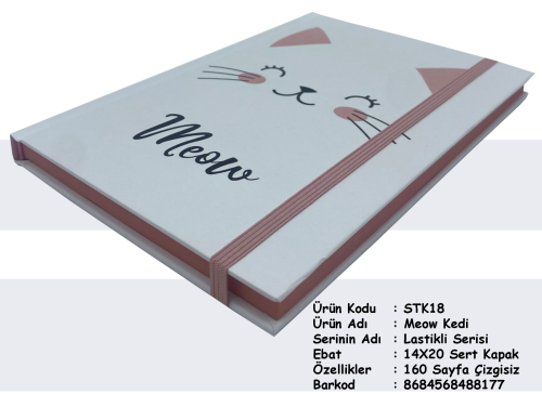 Meow Kedi - Lastikli Seri - Kitapiks.com