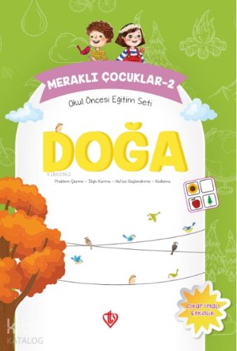 Meraklı Çocuklar 2 ;Okul Öncesi Eğitim Seti Doğa - Kitapiks.com