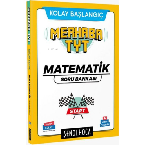 Şenol Hoca Yayınları Merhaba TYT Matematik Soru Bankası