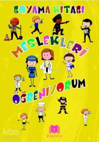 Meslekleri Öğreniyorum Boyama Kitabı - Kitapiks.com