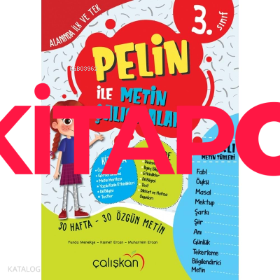 Mucit Yayınları 3. Sınıf Pelin ile Metin Çalışmaları