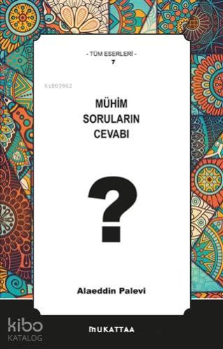 Mühim Soruların Cevabı - Kitapiks.com