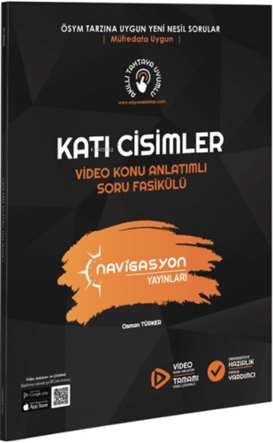 Navigasyon Yayınları TYT AYT Matematik Katı Cisimler Konu Anlatımlı Soru Fasikülü