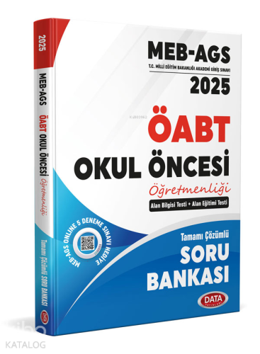 Öabt Okul Öncesi Öğretmenliği; Tamamı Çözümlü Soru Bankası 2025 - Kita