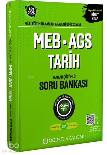 Öğreti Akademi 2025 MEB-AGS Tarih Tamamı Çözümlü Soru Bankası