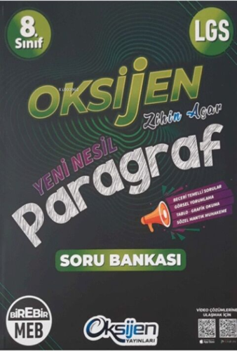 Oksijen 8. Sınıf Paragraf Soru Bankası