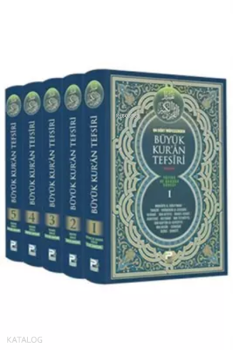 On Dört Müfessirden Büyük Kur'an Tefsiri ( 5 Cilt ) - Kitapiks.com