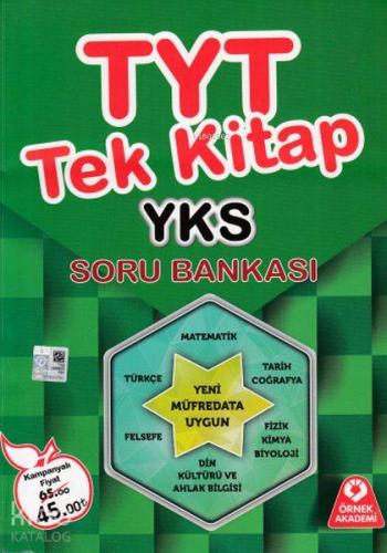 Örnek Akademi Yayınları TYT Tek Kitap Soru Bankası Örnek Akademi