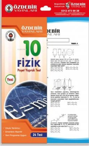 Özdebir 10.Sınıf Poşet Yaprak Test Fizik