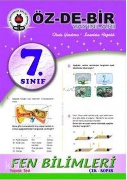 Özdebir 7.Sınıf Poşet Yaprak Test Fen Bilimleri