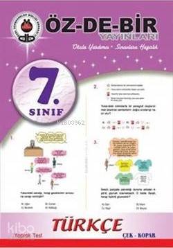 Özdebir 7.Sınıf Poşet Yaprak Test Türkçe