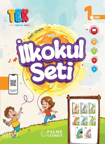 Palme 1.Sınıf Tek İlkokul Seti (2.Dönem) - Kitapiks.com