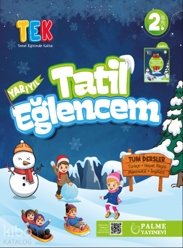 Palme Yayınevi 2.Sınıf Tek Yarıyıl Tatil Eğlencem - Kitapiks.com