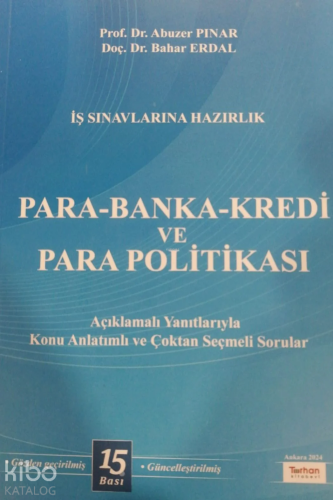 Para Banka Kredi Ve Para Politikası - Kitapiks.com