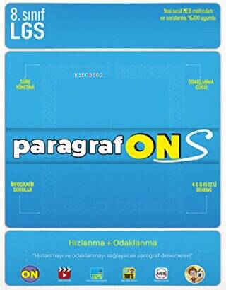 ParagrafONS - 5,6,7. Sınıf ve LGS - Kitapiks.com