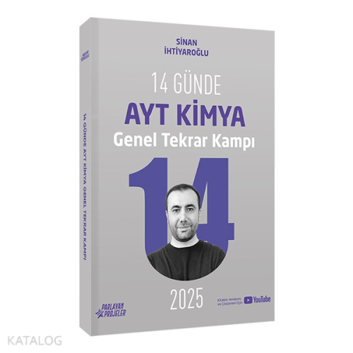 Parlayan Projeler 2025 14 Günde AYT Kimya Genel Tekrar Kampı Video Ders Takip Kitabı