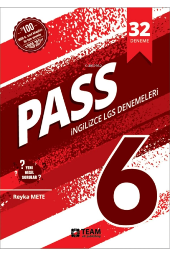 PASS 6 - 32 adet yeni nesil LGS deneme sınavı