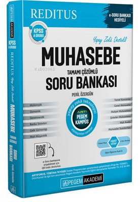 Pegem Akademi KPSS A Grubu Muhasebe Tamamı Çözümlü Soru Bankası - Kita