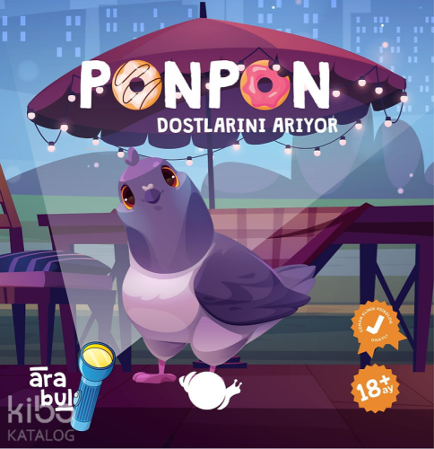 Ponpon Dostlarını Arıyor - Fenerli Ara Bul Kitabı 18 + Ay - Kitapiks.c