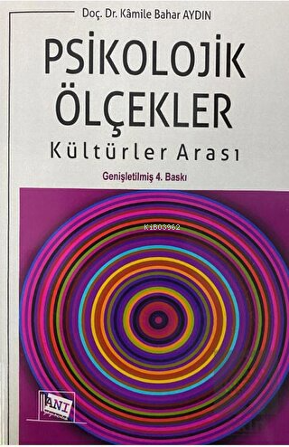 Psikolojik Ölçekler: Kültürler Arası - Kitapiks.com