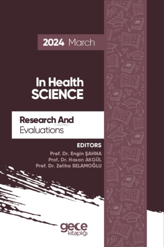 Research And Evaluations İn Health Science - 2024 March - Kitapiks.com