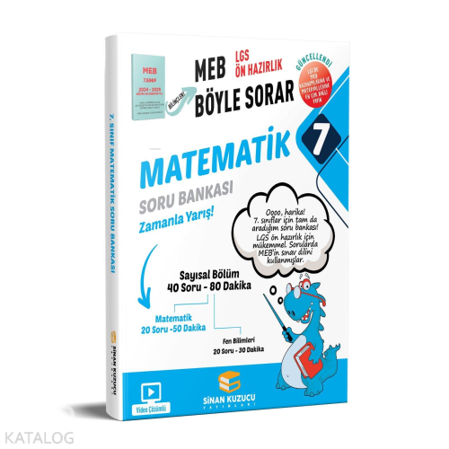 Sinan Kuzucu Yayınları 7. Sınıf Matematik Soru Bankası