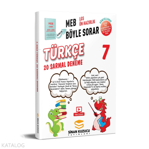 Sinan Kuzucu Yayınları 7. Sınıf Türkçe Branş Denemesi