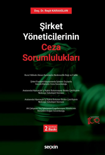 Şirket Yöneticilerinin Ceza Sorumlulukları - Kitapiks.com