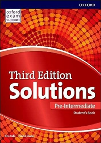 Solutions Pre-Intermediate Student's Book With Online Practice Kit