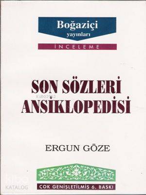 Son Sözleri Ansiklopedisi - Kitapiks.com