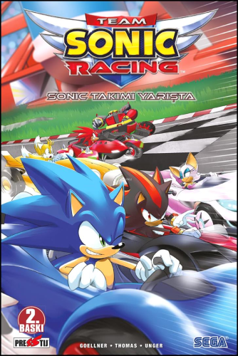 Team Sonic Racing - Sonic Takımı Yarışta - Kitapiks.com