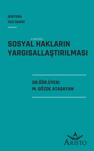Sosyal Hakların Yargısallaştırılması - Kitapiks.com