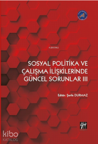 : Sosyal Politika ve Çalışma İlişkilerinde Güncel Sorunlar III - Kitap