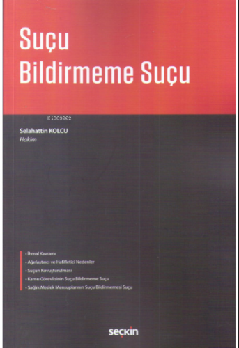 Suçu Bildirmeme Suçu - Kitapiks.com