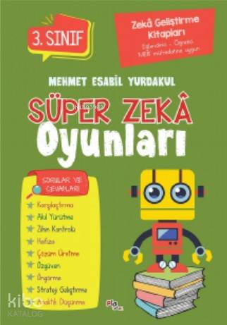 Süper Zeka Oyunları 3.Sınıf; Zeka Geliştirme Kitapları - Kitapiks.com