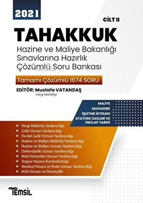 Tahakkuk Hazine ve Maliye Bakanlığı Sınavlarına Hazırlık CİLT II - Kit
