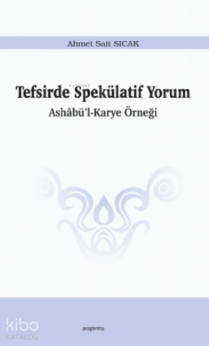 Tefsirde Spekülatif Yorum - Kitapiks.com